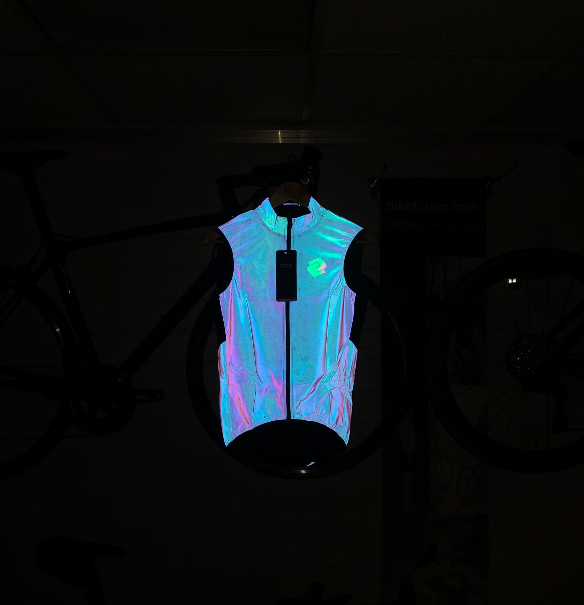 Colourful Gradient Reflective Wind Vest