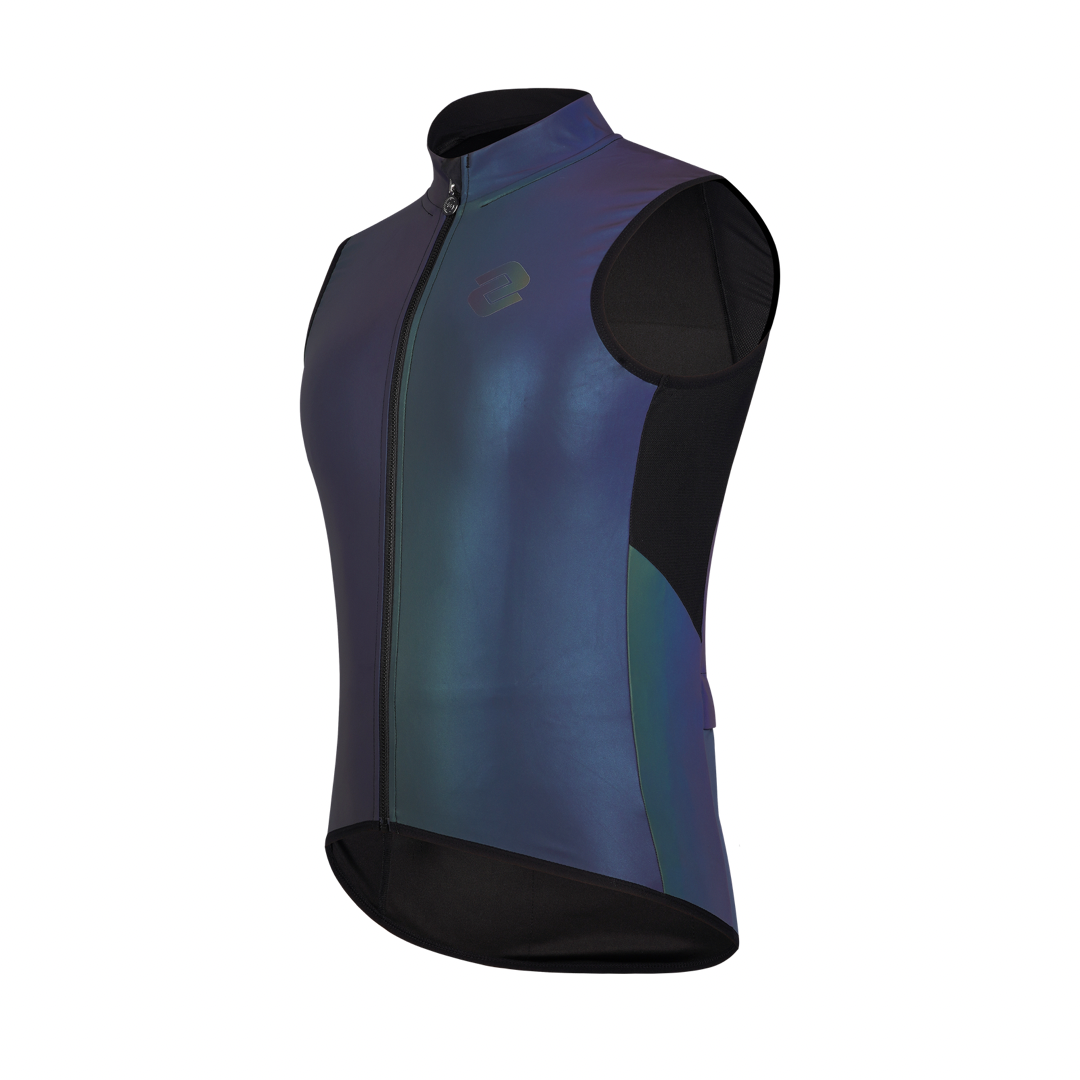 Colourful Gradient Reflective Wind Vest